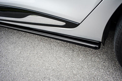 Maxton sideskørter til Renault Clio Mk4 – blank sort – billede 3 af 6