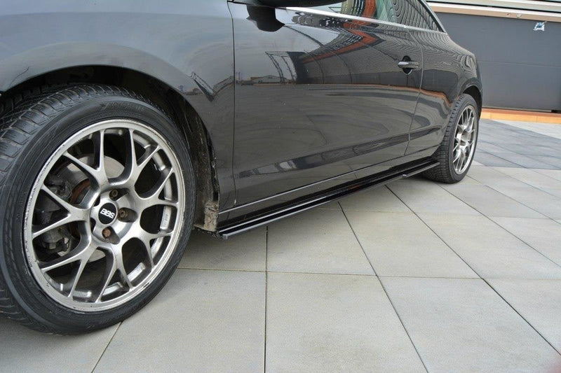 Maxton sideskørter til Renault Laguna Coupe Mk3 – blank sort – billede 1 af 9