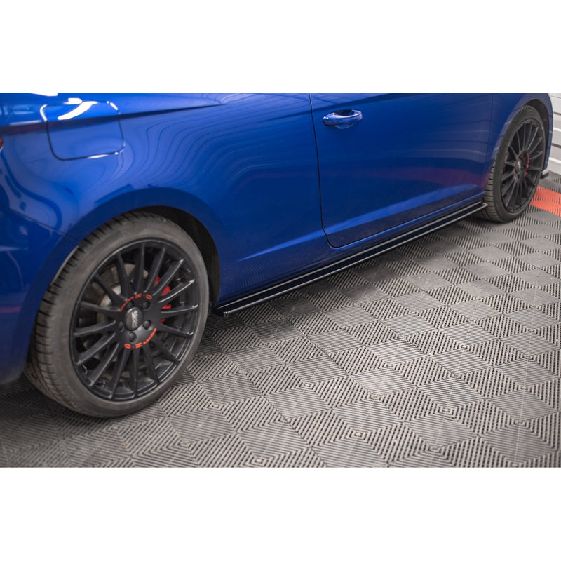 Maxton sideskørter til Seat Leon Cupra / FR SC Mk3 / Mk3 Facelift – blank sort – billede 3 af 7