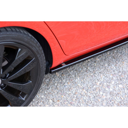 Maxton sideskørter til Skoda Fabia RS Mk2 – blank sort – billede 2 af 6