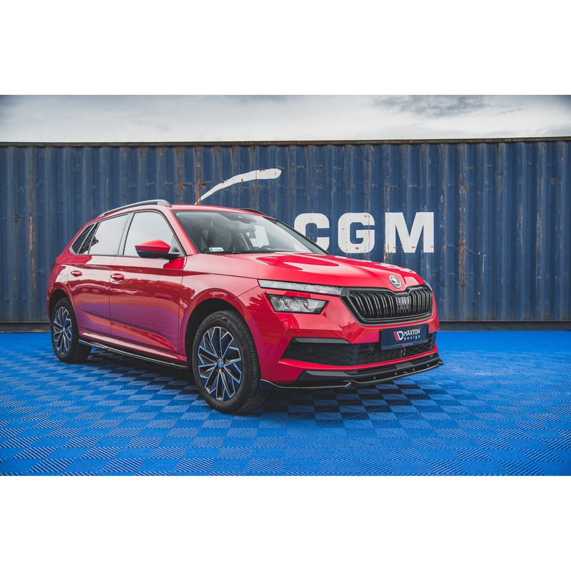 Maxton sideskørter til Skoda Kamiq – blank sort – billede 2 af 8