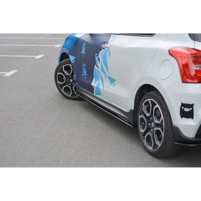 Maxton sideskørter til Suzuki Swift Sport Mk6 – blank sort – billede 2 af 7