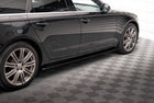 Maxton sideskørter til Audi A6 C7 – blank sort – billede 1 af 5