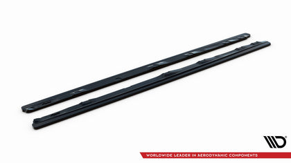 Maxton sideskørter til Audi A6 C7 – blank sort – billede 4 af 5