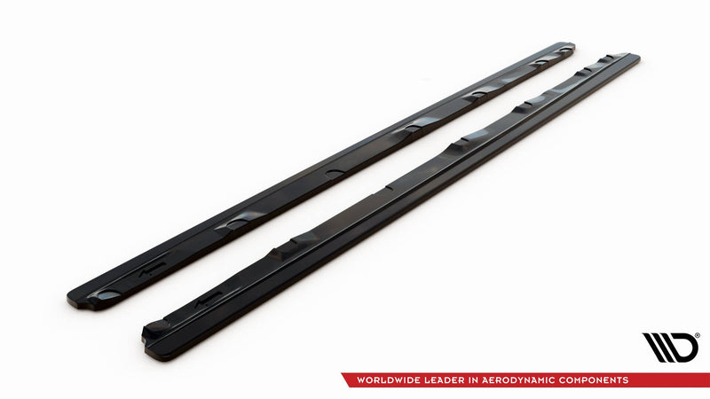 Maxton sideskørter til Audi A6 C7 – blank sort – billede 5 af 5