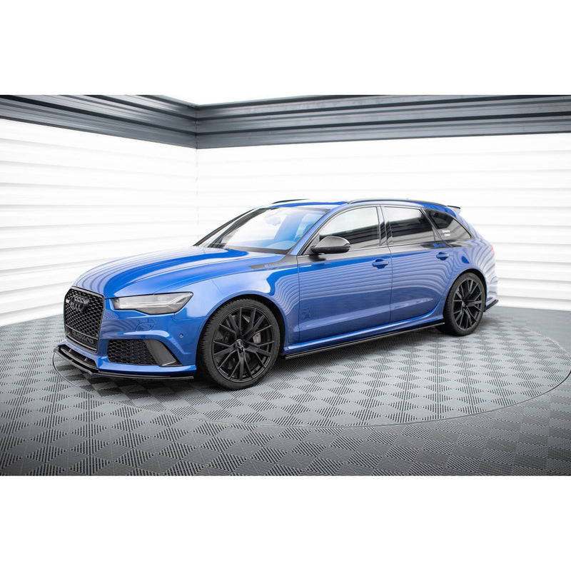 Maxton sideskørter til Audi RS6 C7 / C7 Facelift – blank sort – billede 3 af 5
