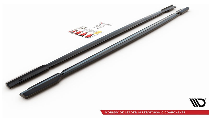 Maxton sideskørter til Audi RS7 C8 – blank sort – billede 3 af 5