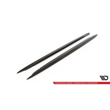 Maxton sideskørter til Audi S4 / A4 / A4 S-Line Sedan / Avant B6 / B7 – blank sort – billede 5 af 6