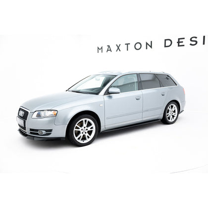 Maxton sideskørter til Audi S4 / A4 / A4 S-Line Sedan / Avant B6 / B7 – blank sort – billede 2 af 6