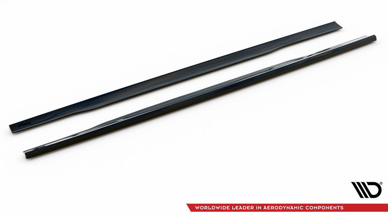 Maxton sideskørter til Audi S8 D4 – blank sort – billede 4 af 5