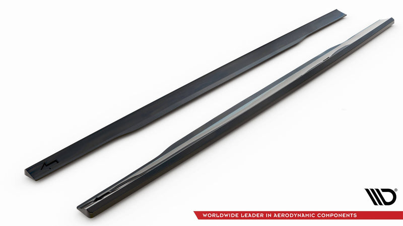 Maxton sideskørter til Audi S8 D4 – blank sort – billede 5 af 5