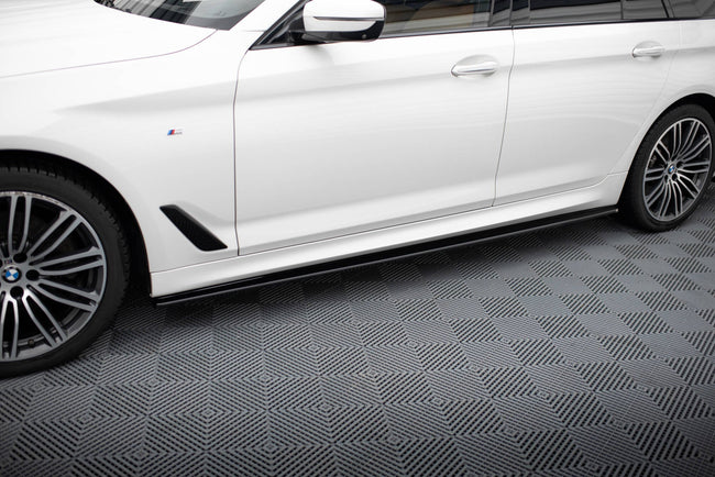 Maxton sideskørter til BMW 5 M-Pack / M550d / M550i G30/ G31 – blank sort – billede 1 af 6