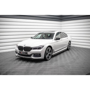Maxton sideskørter til BMW 7 Long M-Pack G12 – blank sort – billede 4 af 6