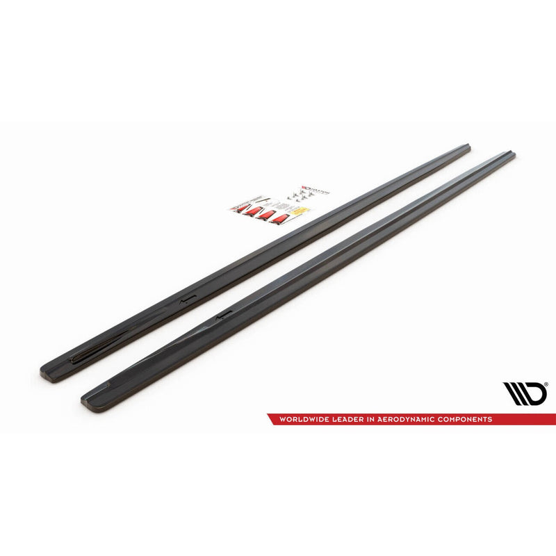 Maxton sideskørter til BMW 7 Long M-Pack G12 – blank sort – billede 5 af 6