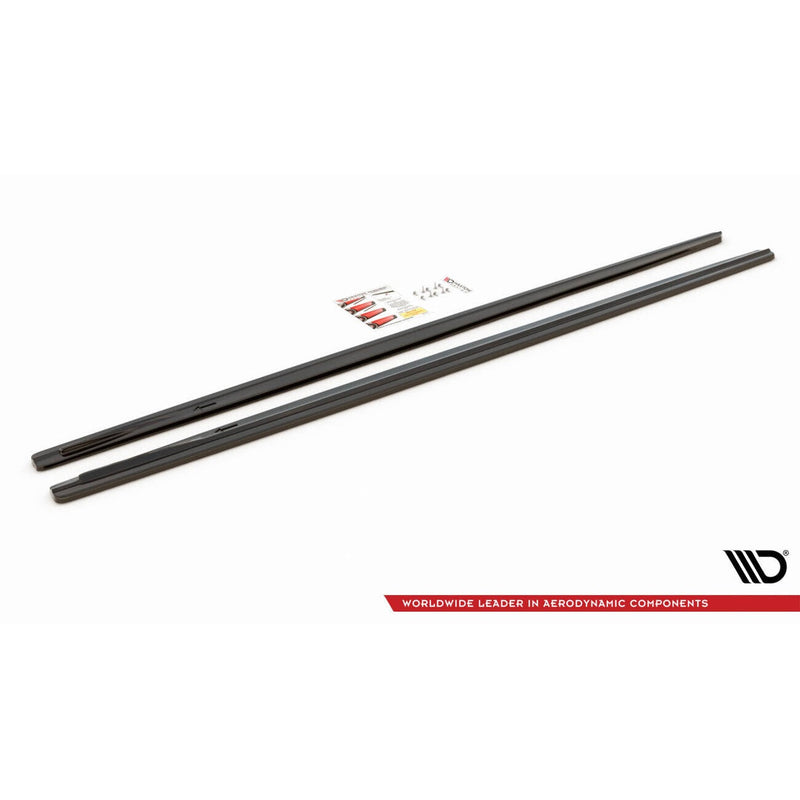 Maxton sideskørter til BMW 7 Long M-Pack G12 – blank sort – billede 6 af 6
