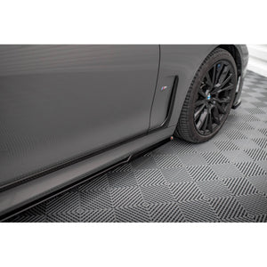 Maxton sideskørter til BMW 7 M-Pack G11 – blank sort – billede 1 af 5