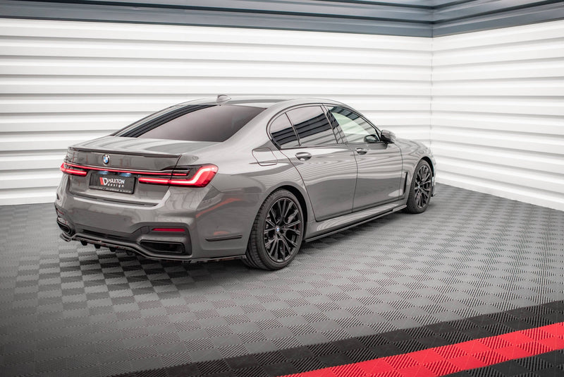 Maxton sideskørter til BMW 7 M-Pack G11 – blank sort – billede 2 af 5