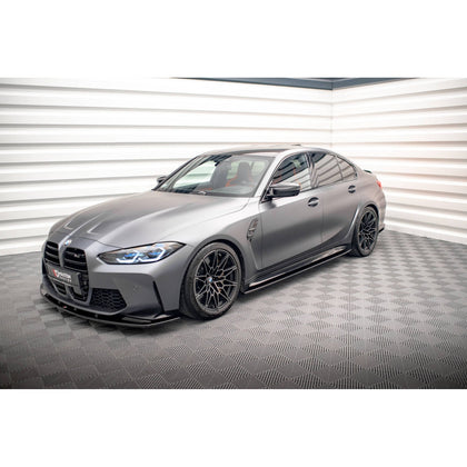 Maxton sideskørter til BMW M3 Sedan / Touring G80 / G81 – blank sort – billede 3 af 6