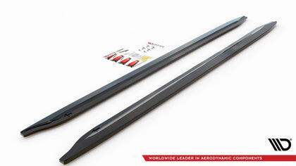Maxton sideskørter til BMW M3 Sedan / Touring G80 / G81 – blank sort – billede 4 af 6