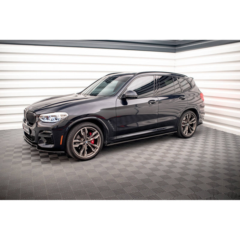 Maxton sideskørter til BMW X3 M40d / M40i / M-Pack G01 – blank sort – billede 3 af 5