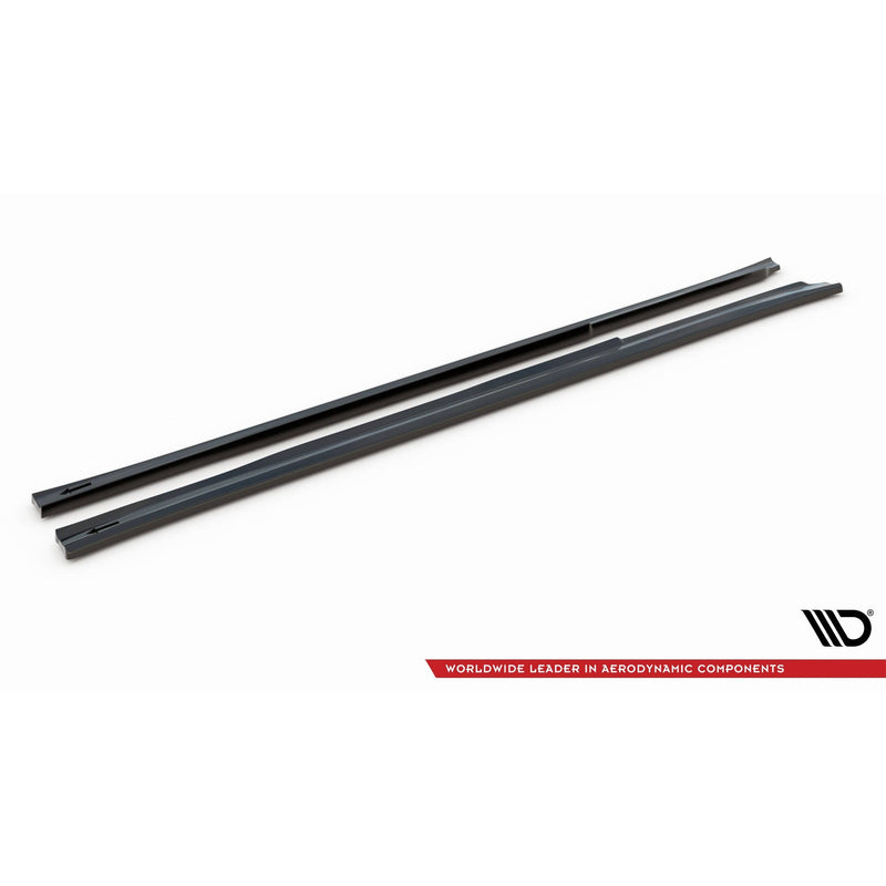 Maxton sideskørter til BMW X3 M40d / M40i / M-Pack G01 – blank sort – billede 4 af 5