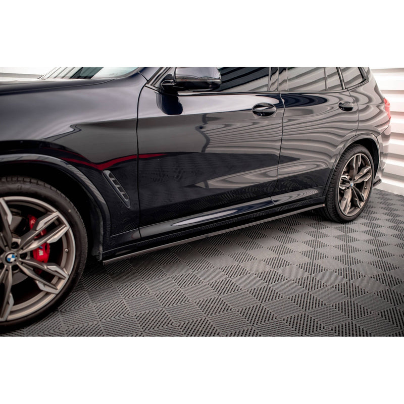 Maxton sideskørter til BMW X3 M40d / M40i / M-Pack G01 – blank sort – billede 1 af 5