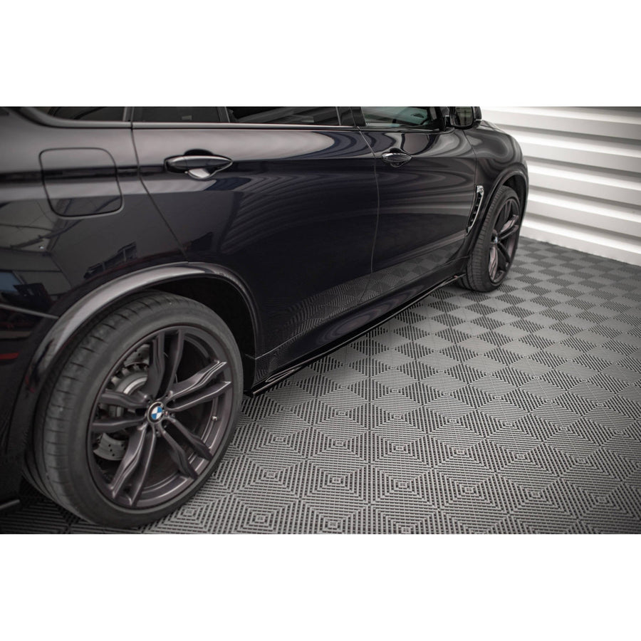 Maxton sideskørter til BMW X5 M F85 – blank sort – billede 1 af 4