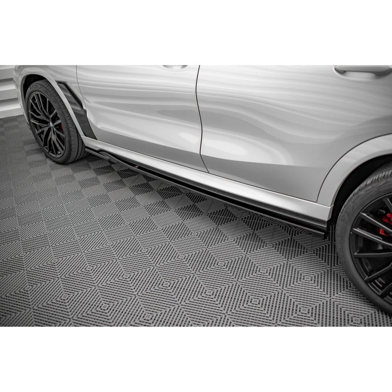 Maxton sideskørter til BMW X6 M F96 / X6 M-Pack G06 – blank sort – billede 1 af 5