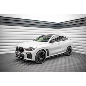 Maxton sideskørter til BMW X6 M F96 / X6 M-Pack G06 – blank sort – billede 2 af 5