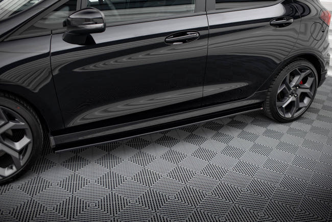 Maxton sideskørter til Ford Fiesta ST / ST-Line Mk8 – blank sort – billede 1 af 5