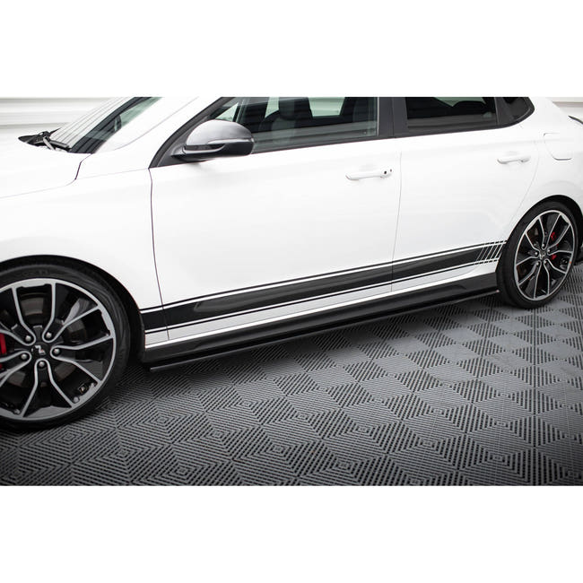 Maxton sideskørter til Hyundai I30 N Mk3 Hatchback / Fastback – blank sort – billede 1 af 5