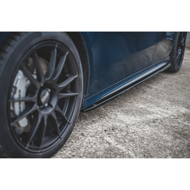 Maxton sideskørter til Mercedes A35 AMG / AMG-Line W177 – blank sort – billede 1 af 6