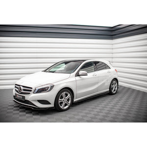 Maxton sideskørter til Mercedes-Benz A W176 – blank sort – billede 3 af 6