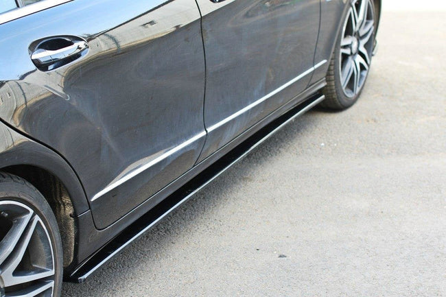 Maxton sideskørter til Mercedes-Benz CLS C218 – blank sort – billede 1 af 6