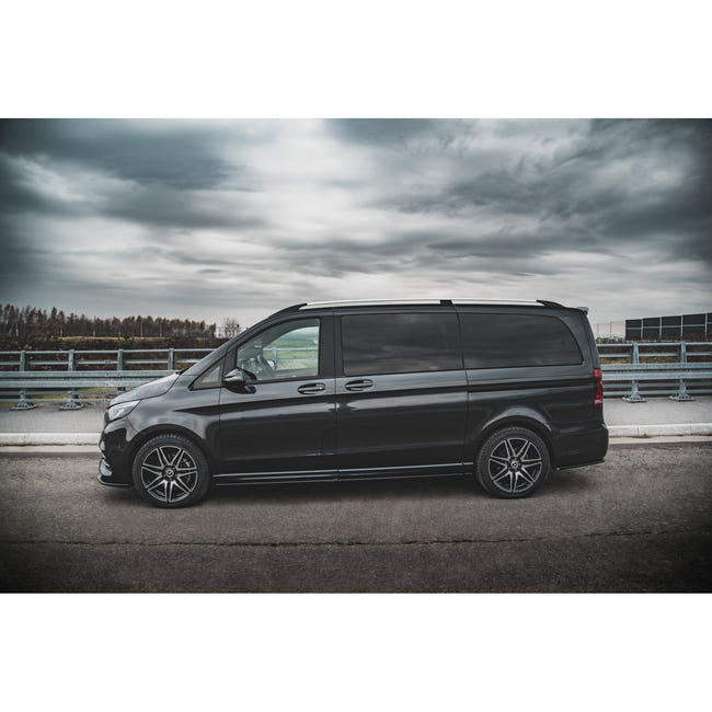 Maxton sideskørter til Mercedes-Benz V-Class Long AMG-Line W447 – blank sort – billede 2 af 6