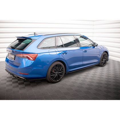 Maxton sideskørter til Skoda Octavia Mk4 – blank sort – billede 3 af 6