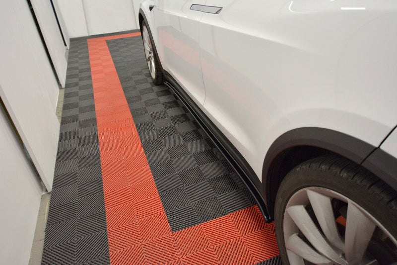 Maxton sideskørter til Tesla Model X Mk1 – blank sort – billede 3 af 6