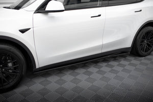 Maxton sideskørter til Tesla Model Y – blank sort – billede 6 af 9