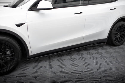 Maxton sideskørter til Tesla Model Y – blank sort – billede 6 af 9