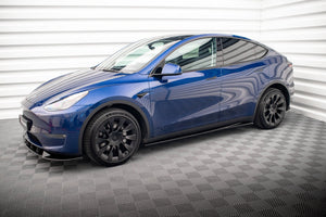 Maxton sideskørter til Tesla Model Y – blank sort – billede 2 af 9