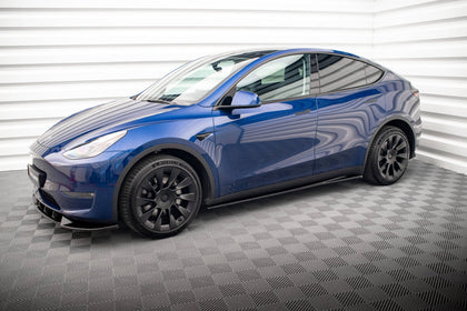 Maxton sideskørter til Tesla Model Y – blank sort – billede 2 af 9
