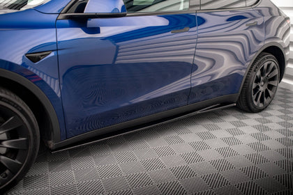 Maxton sideskørter til Tesla Model Y – blank sort – billede 1 af 9