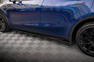 Maxton sideskørter til Tesla Model Y – blank sort – billede 3 af 9