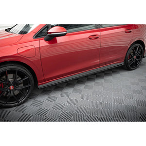 Maxton sideskørter til Volkswagen Golf GTI / GTE / GTI Clubsport / GTD / R-Line Mk8 – blank sort – billede 4 af 8