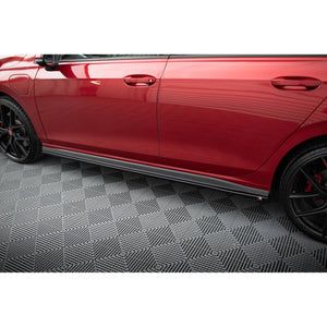 Maxton sideskørter til Volkswagen Golf GTI / GTE / GTI Clubsport / GTD / R-Line Mk8 – blank sort – billede 5 af 8