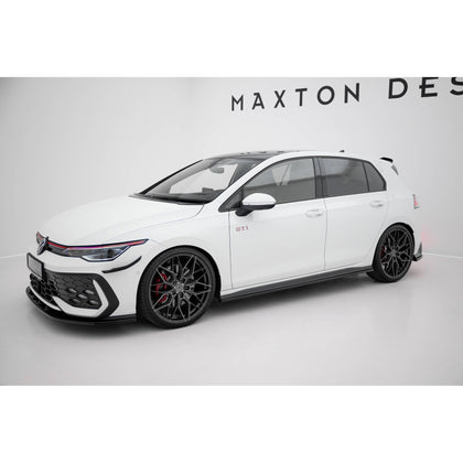 Maxton sideskørter til Volkswagen Golf GTI / GTE / GTI Clubsport / GTD / R-Line Mk8 – blank sort – billede 3 af 8