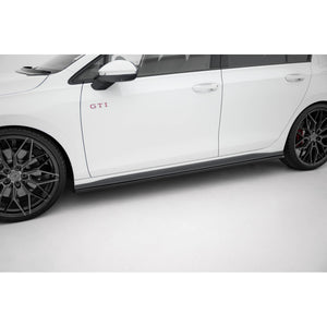 Maxton sideskørter til Volkswagen Golf GTI / GTE / GTI Clubsport / GTD / R-Line Mk8 – blank sort – billede 1 af 8