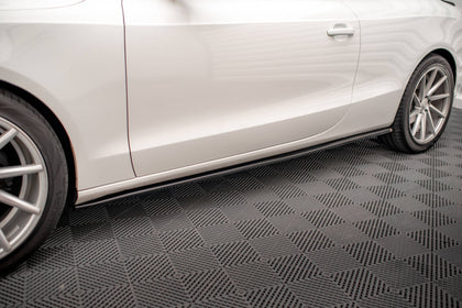Maxton sideskørter til Audi A5 / A5 S-Line / S5 Coupe 8T – blank sort – billede 1 af 5