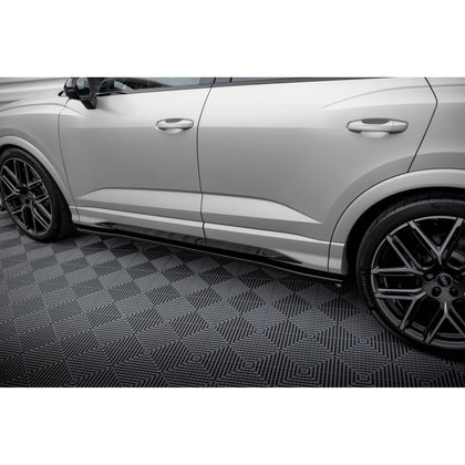 Maxton sideskørter til Audi Q3 S-Line / RSQ3 Sportback / SUV F3 – blank sort – billede 2 af 6
