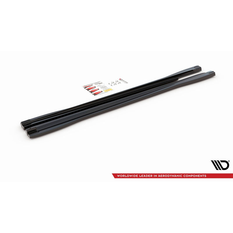 Maxton sideskørter til Audi Q3 S-Line / RSQ3 Sportback / SUV F3 – blank sort – billede 4 af 6